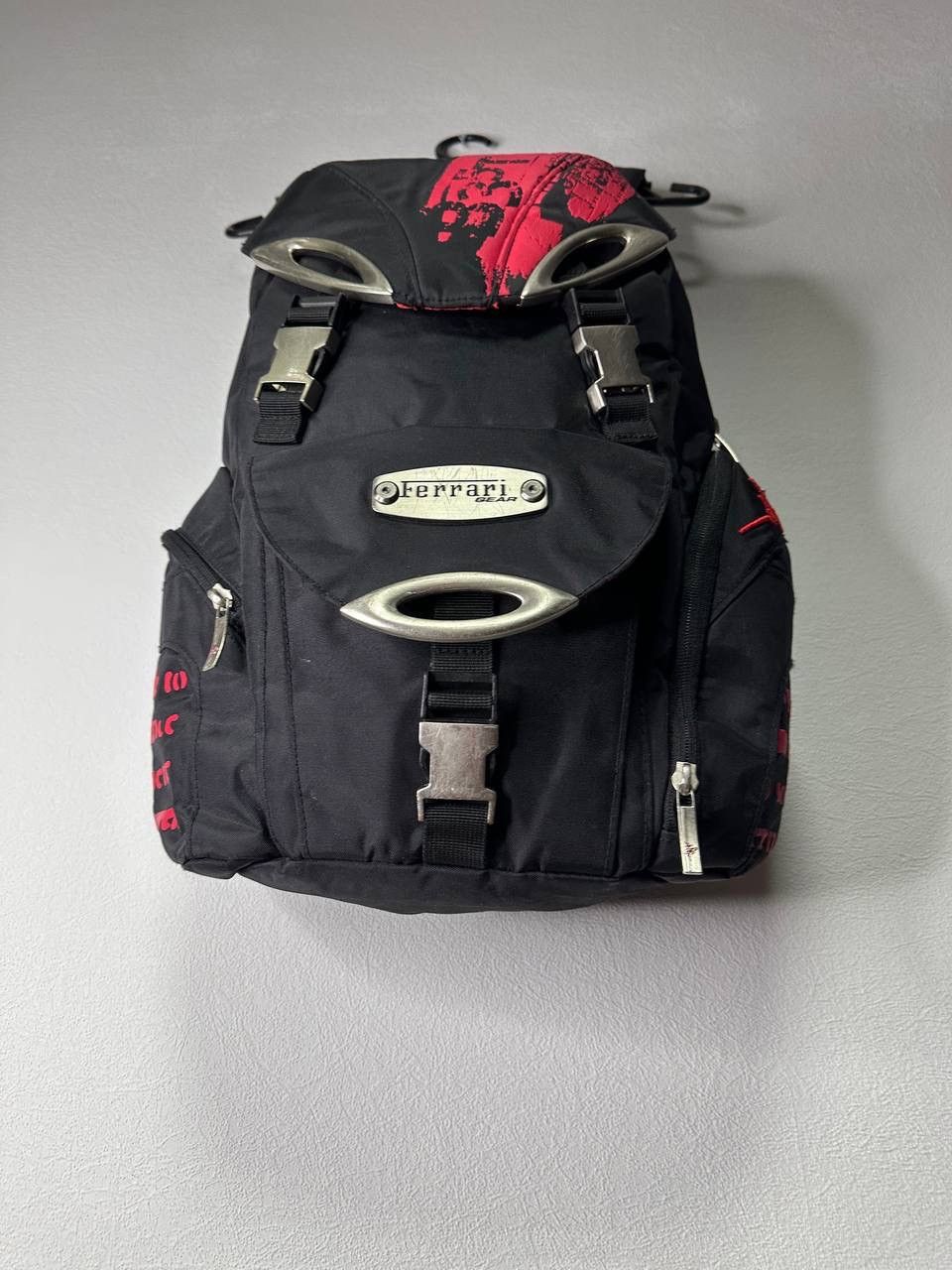Ferrari Ferrari Vintage Backpack Racing Travel Laptop Bag Nascar Y2K Size ONE SIZE - 8 Thumbnail