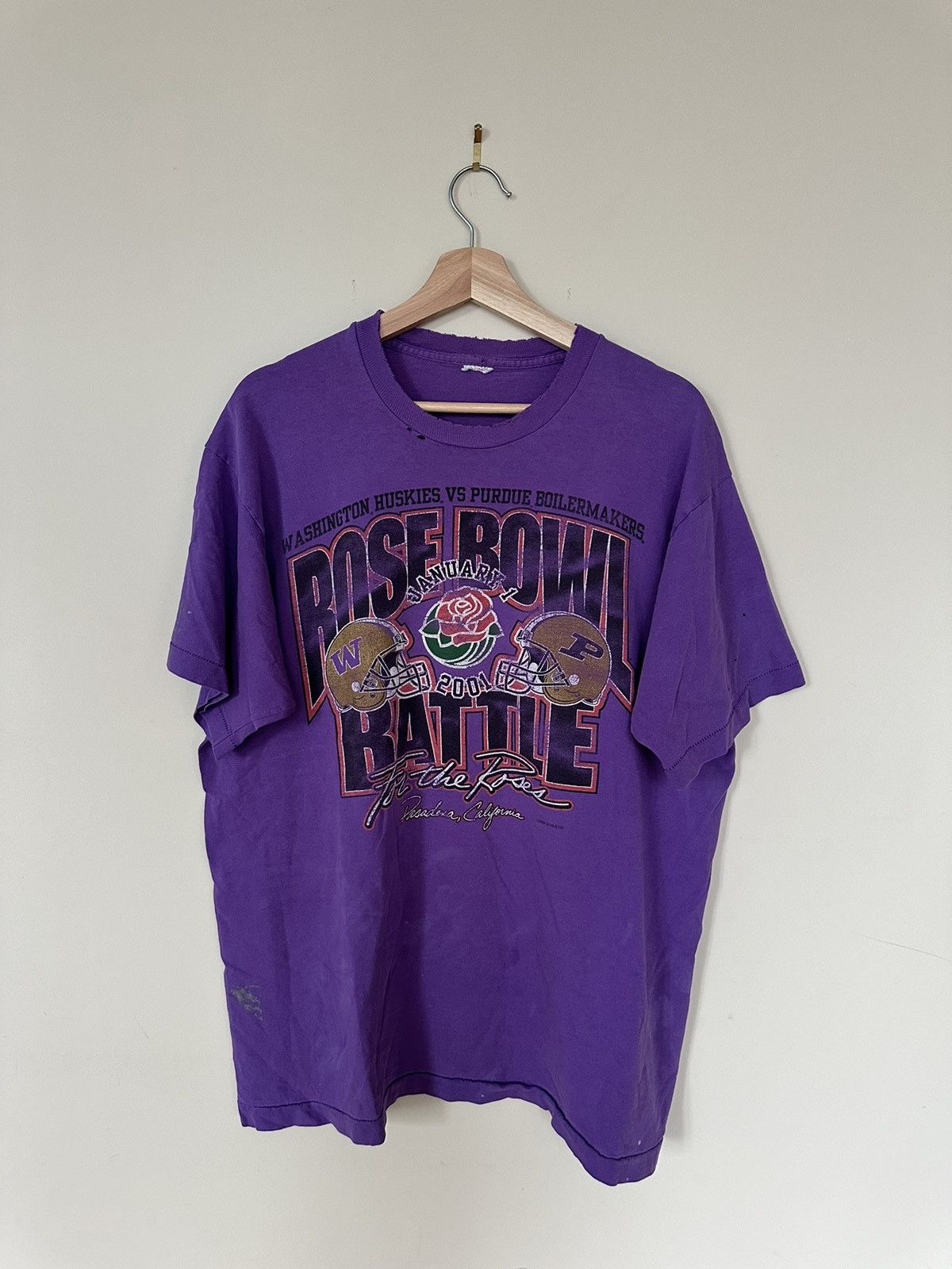 Logo Athletic × Vintage Vintage 2001 Logo Athletic Huskies Vs. Boiler Makers T-Shirt Size US XL / EU 56 / 4 - 1 Thumbnail
