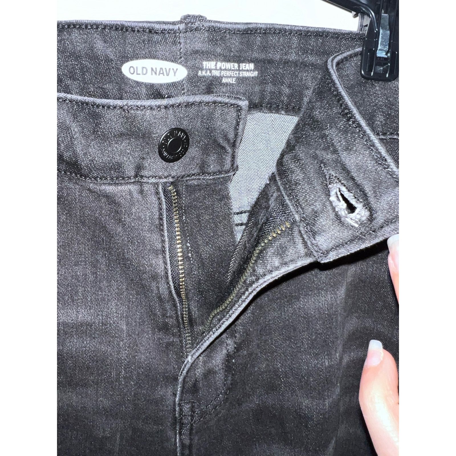 Old Navy Power Jean 26 Perfect Straight Ankle High-Rise Stretch Pant Size 42" / US 20 - 8 Thumbnail