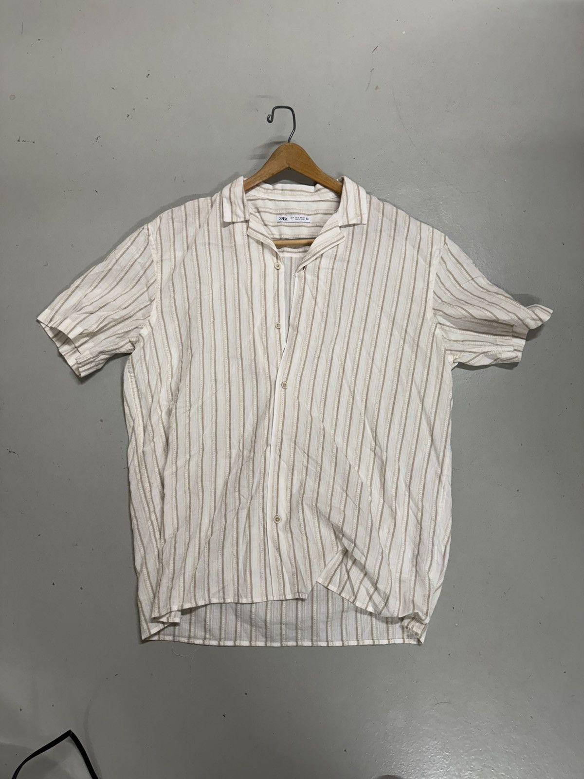 Zara Zara textured button up Size US XL / EU 56 / 4 - 1 Thumbnail