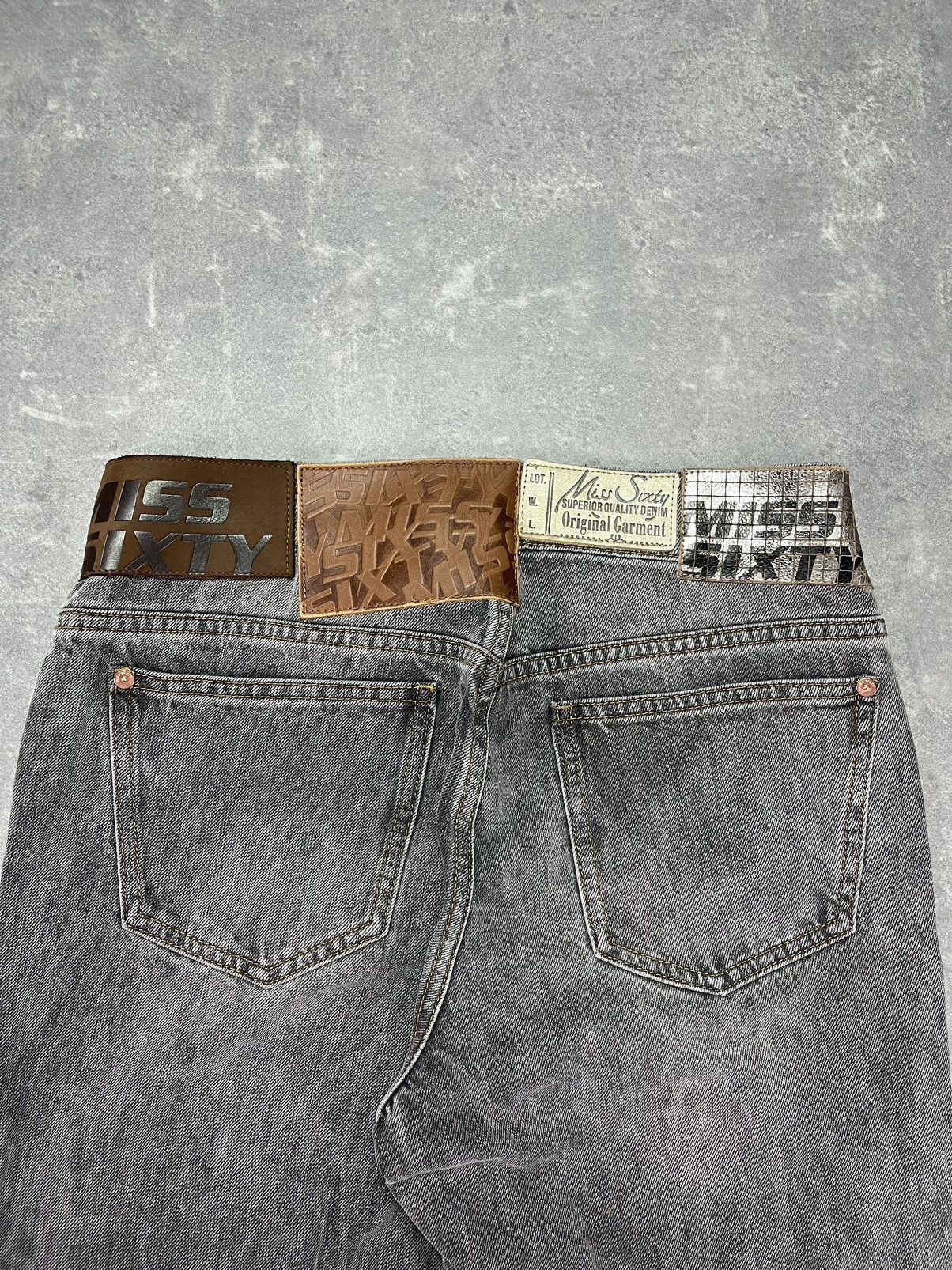 Miss Sixty Miss Sixty Rare Multilogo Patches Flared Bootcut Denim Jeans Size 30" / US 8 / IT 44 - 11 Thumbnail