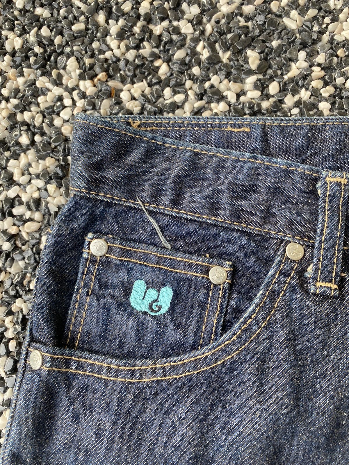 If Six Was Nine × Undercover FLARED🔥WRANGLER BELL BOTTOM W-GIRL FLARE DENIM JEANS Size US 30 / EU 46 - 12 Thumbnail