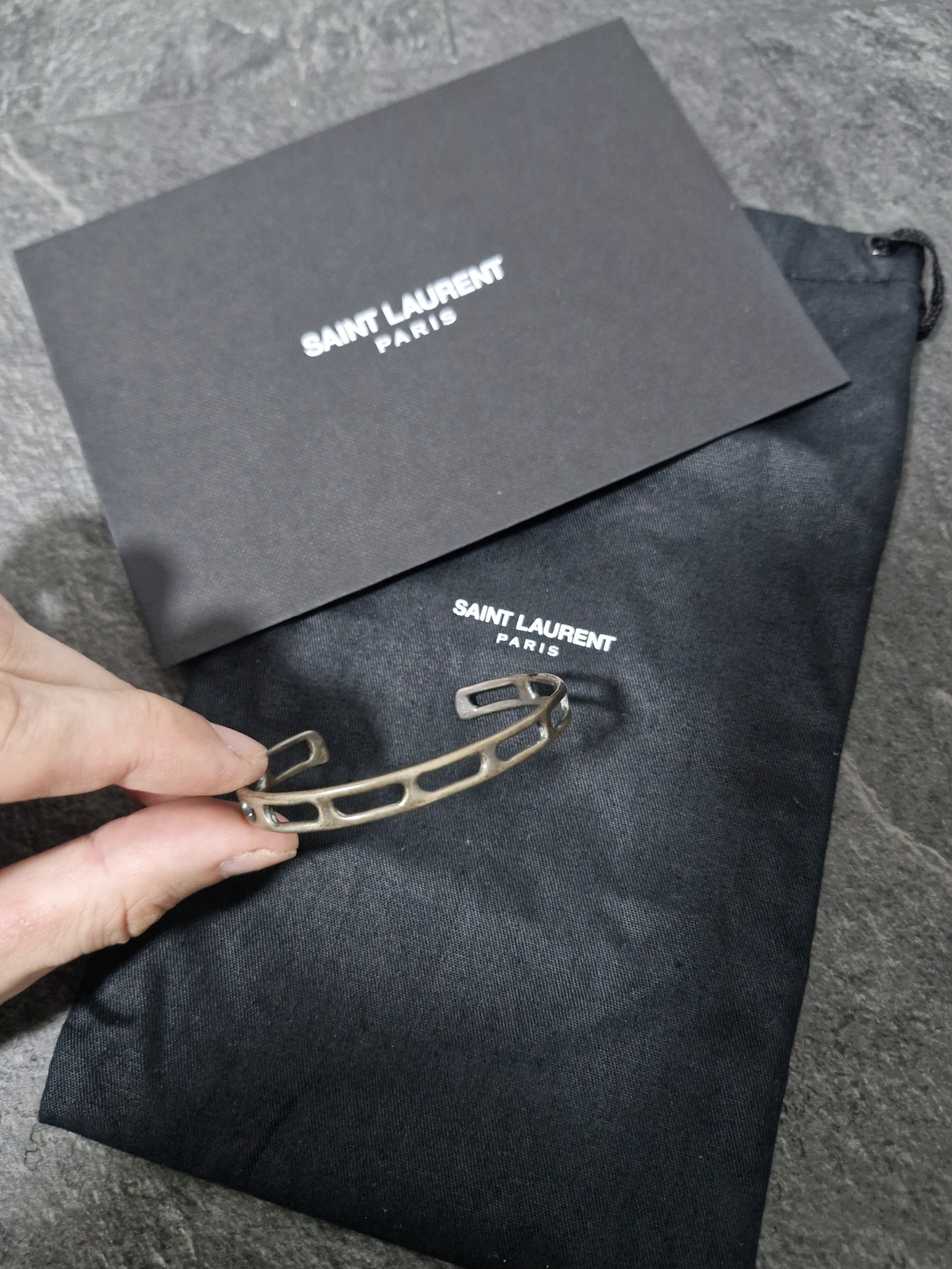 Saint Laurent Paris AW13 Silver Cuff Size ONE SIZE - 5 Thumbnail