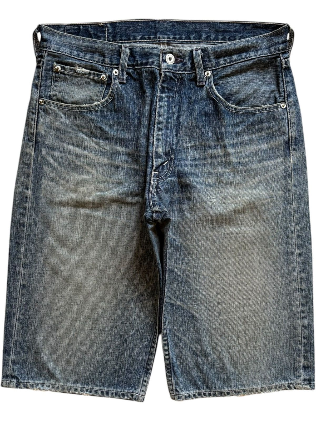 Levi's SALES🔥🔥Vintage 90s Levis 503 Mud Wash Loose Jean Shorts Size US 32 / EU 48 - 1 Thumbnail