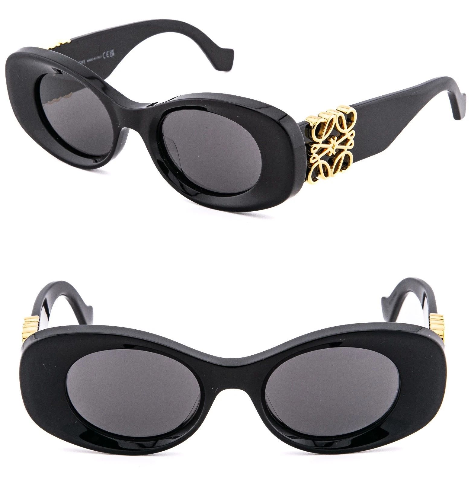 Loewe LOEWE BEVELED OVAL MAXI ANAGRAM LW40175U Black 40175 01A Size ONE SIZE - 1 Thumbnail