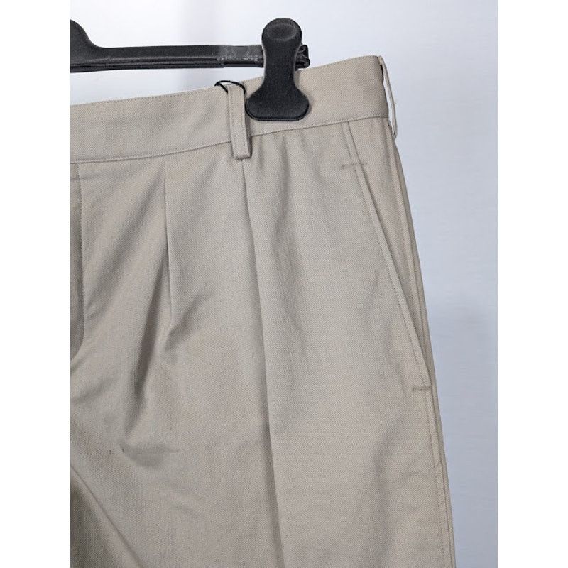 Saint Laurent Paris o1rshd1 Pleated Chino Bermuda Shorts Cotton Serge in Beige Size US 40 / EU 56 - 7 Thumbnail