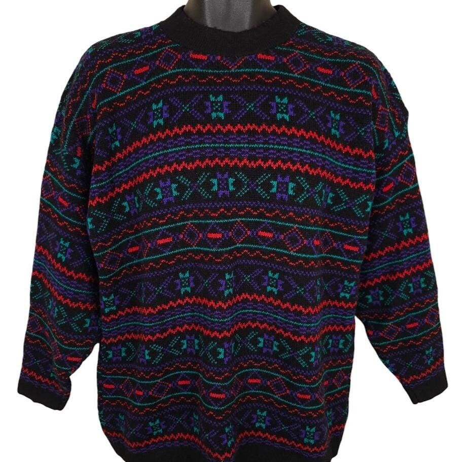 Vintage Vintage Woolrich Sweater Womens Size Large 90s Pink Purple Size L / US 10 / IT 46 - 1 Thumbnail
