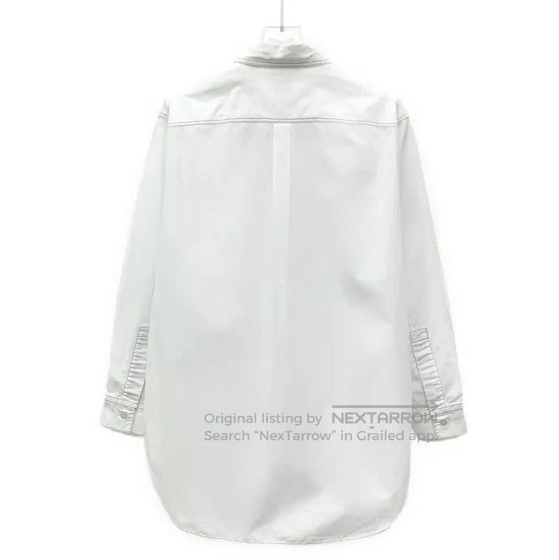 Burberry Burberry White Cotton Women's Dress Shirt. Size XXS / US 00 / IT 34 - 2 Thumbnail