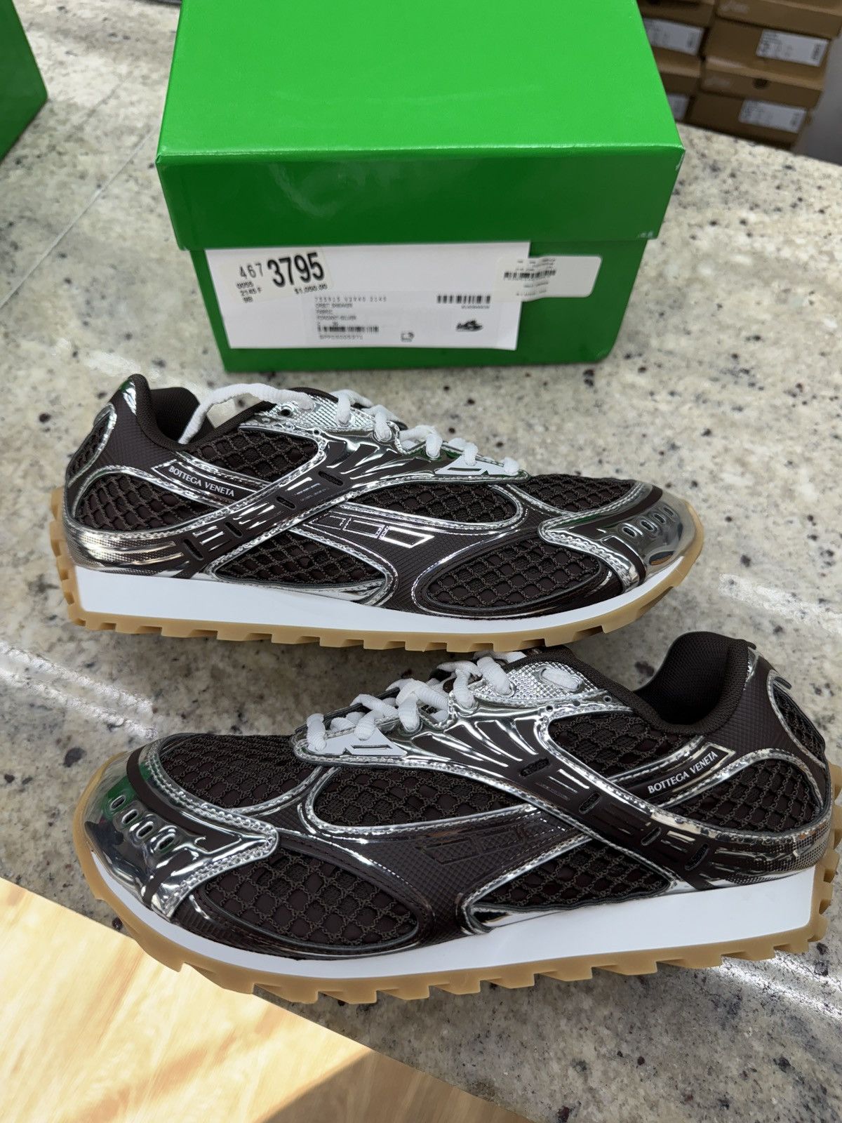 Bottega Ventatas Brown Sneakers