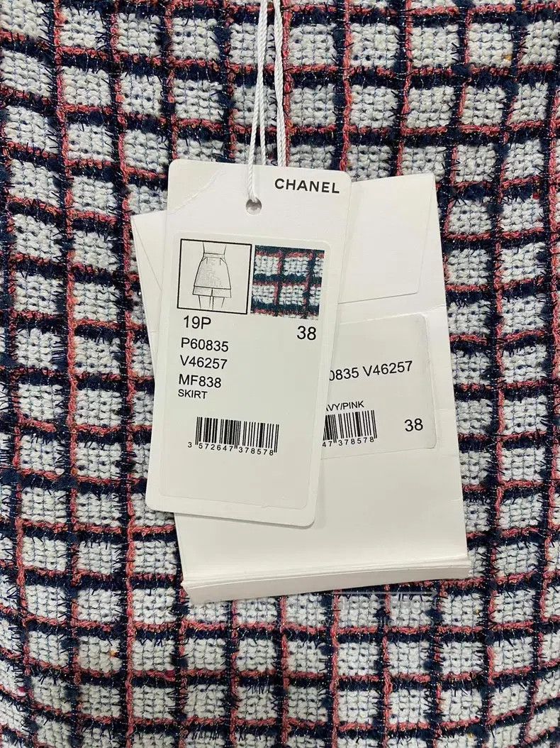 Chanel Chanel A thousand-bird check skirt Size 25" / US 0 / IT 36 - 6 Thumbnail