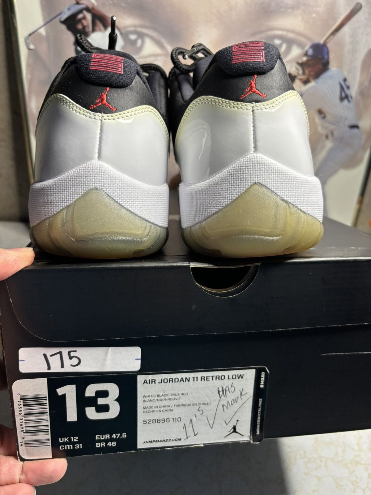 Jordan Brand Air Jordan 11 Retro Low Tuxedo 2013 Size US 13 / EU 46 - 7 Thumbnail
