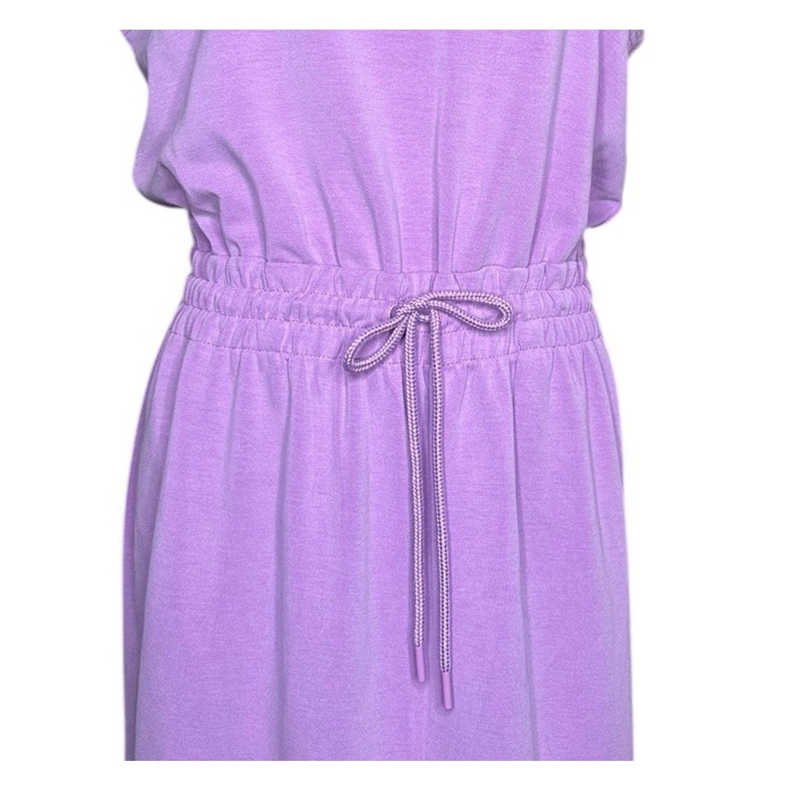 Athleta ATHLETA Seasoft Midi Dress M Orchid Sleeveless Pockets NEW Size M / US 6-8 / IT 42-44 - 8 Thumbnail