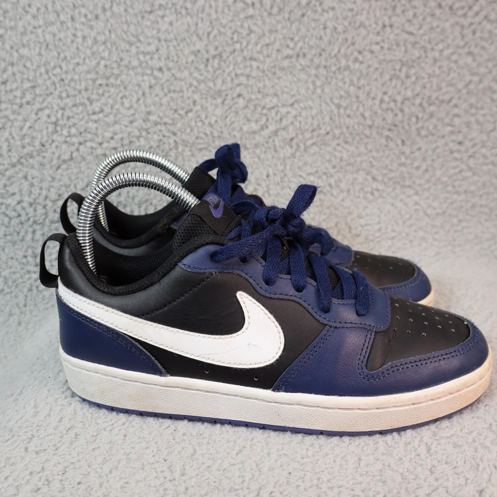 Nike Nike Court Borough Low 2 Midnight Navy White 4.5Y Youth Size US 5 / EU 37 - 4 Thumbnail