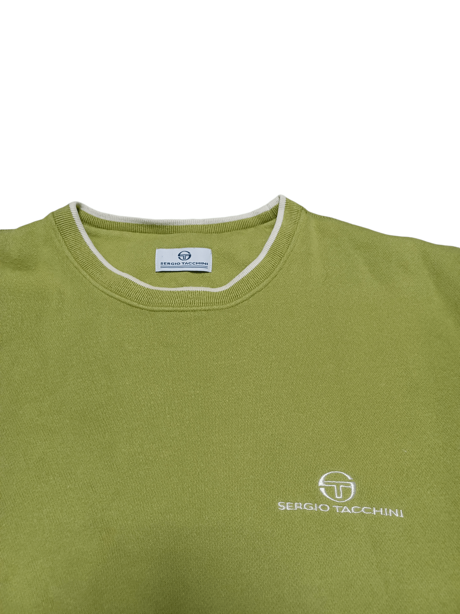 Sergio Tacchini SERGIO TACCHINI VINTAGE FIRE XXL 90S SWEATSHIRT Size US XXL / EU 58 / 5 - 2 Thumbnail