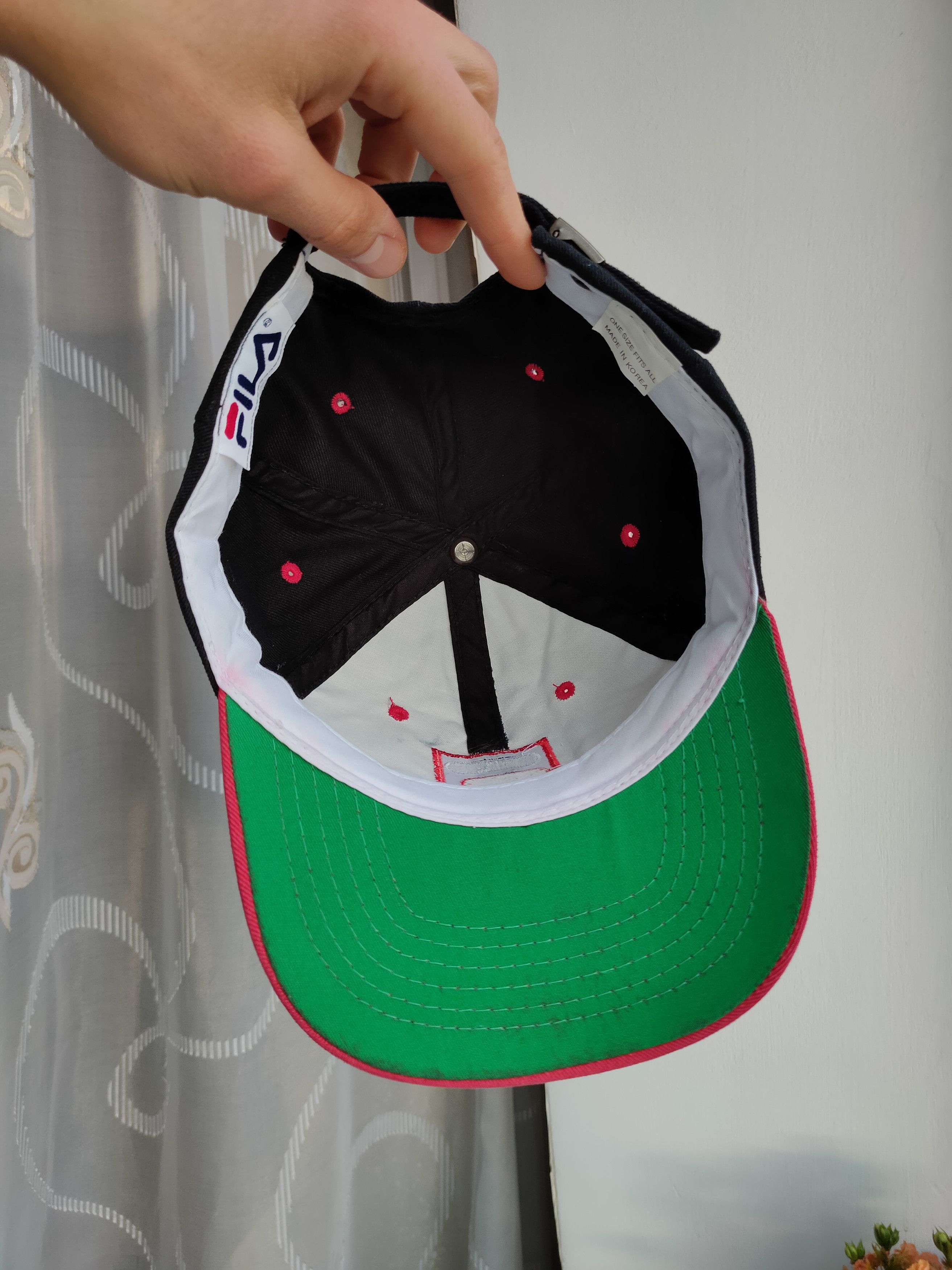 Fila Vintage Y2K 90s Fila Cap Hat Made in Korea Size ONE SIZE - 6 Thumbnail