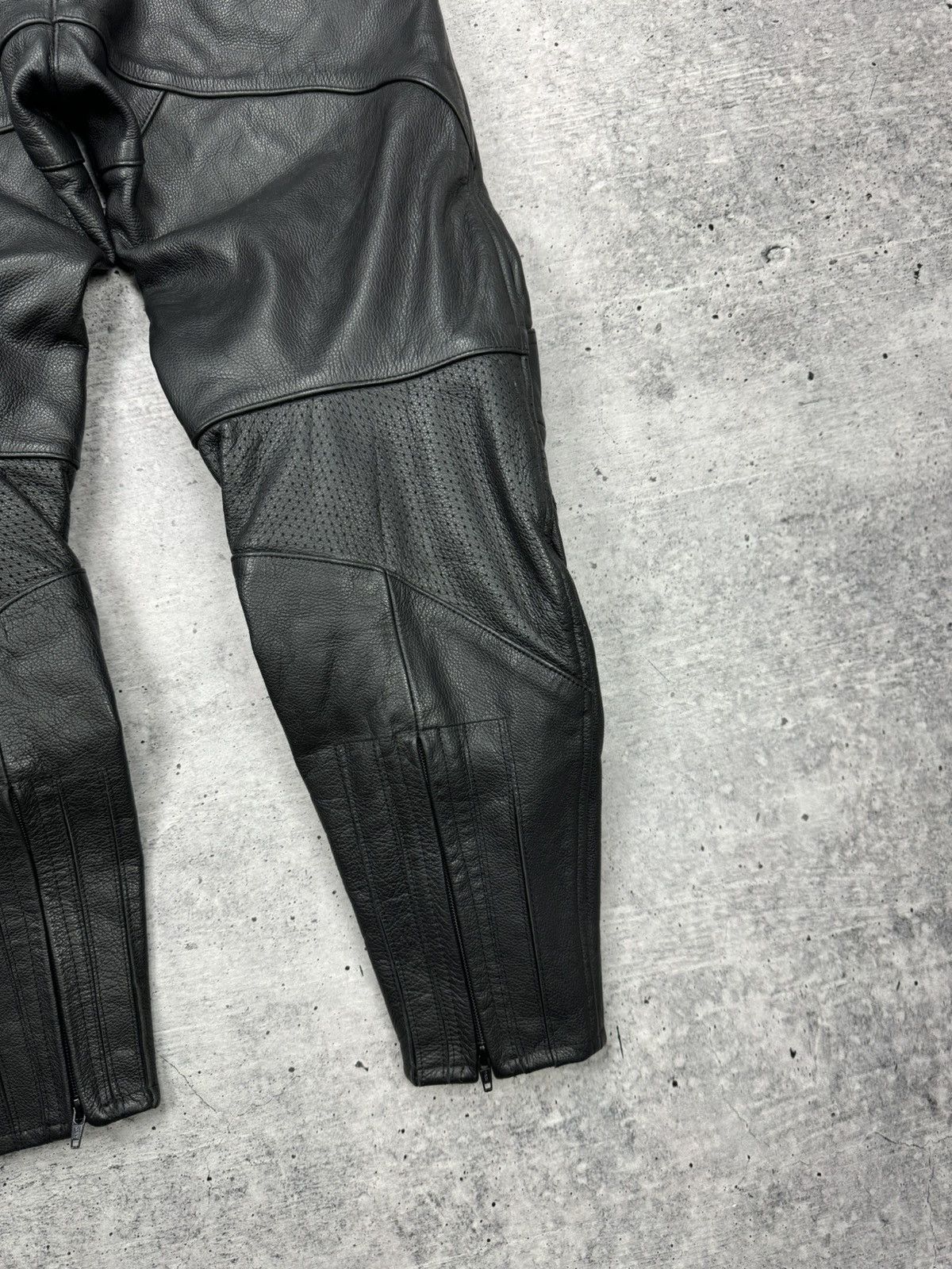 Genuine Leather Vintage IXS Racing Moto Genuine Leather Professional Pants Size 26" / US 2 / IT 38 - 20 Thumbnail