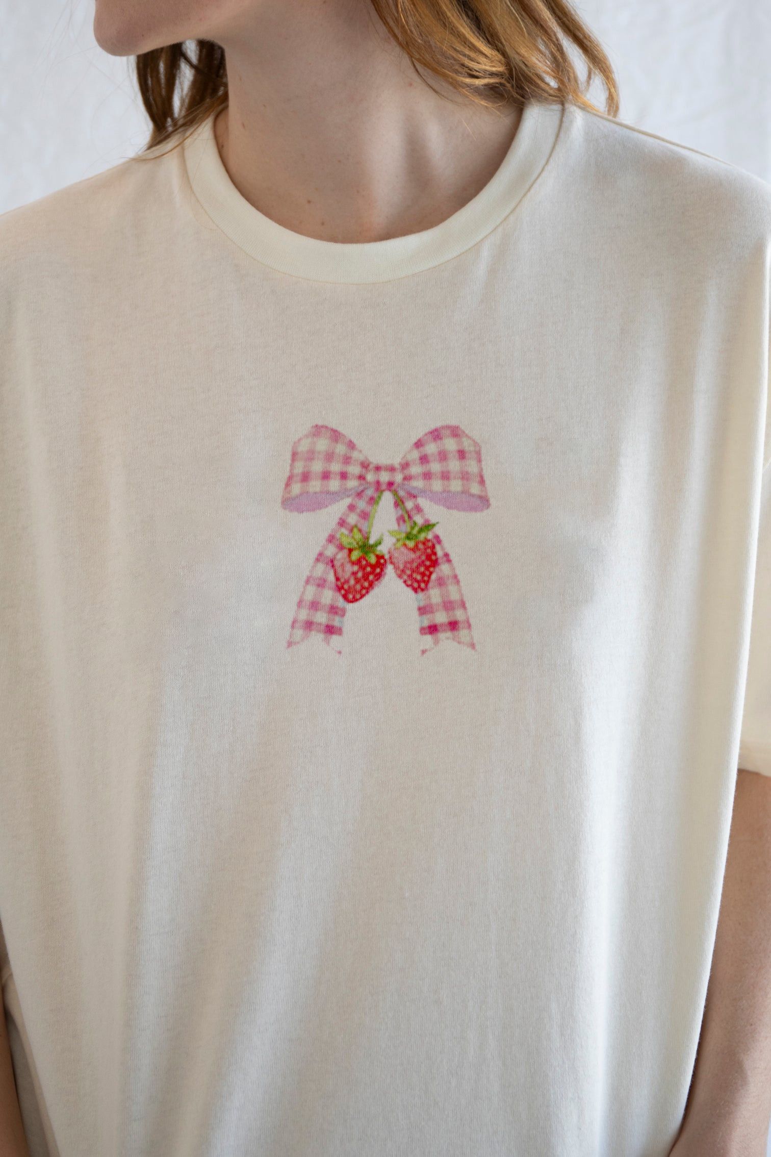 Vintage Picnic Bow Tee Shirt Size S / US 4 / IT 40 - 4 Thumbnail