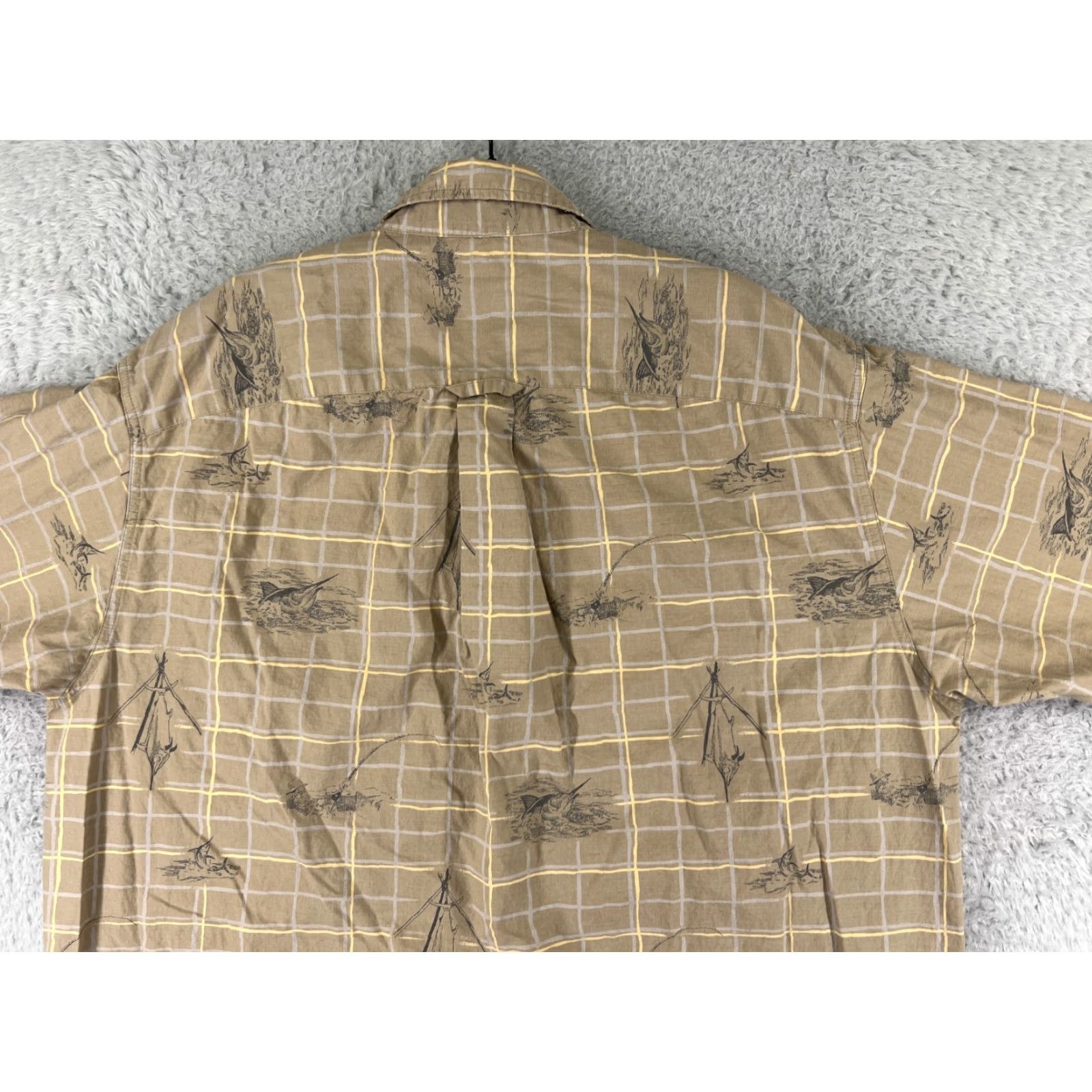 Vintage Columbia Shirt Mens 2XL Beige River Lodge Hawaiian Aloha Beach Resort 2XL Mens Shirt Size US XXL / EU 58 / 5 - 7 Thumbnail