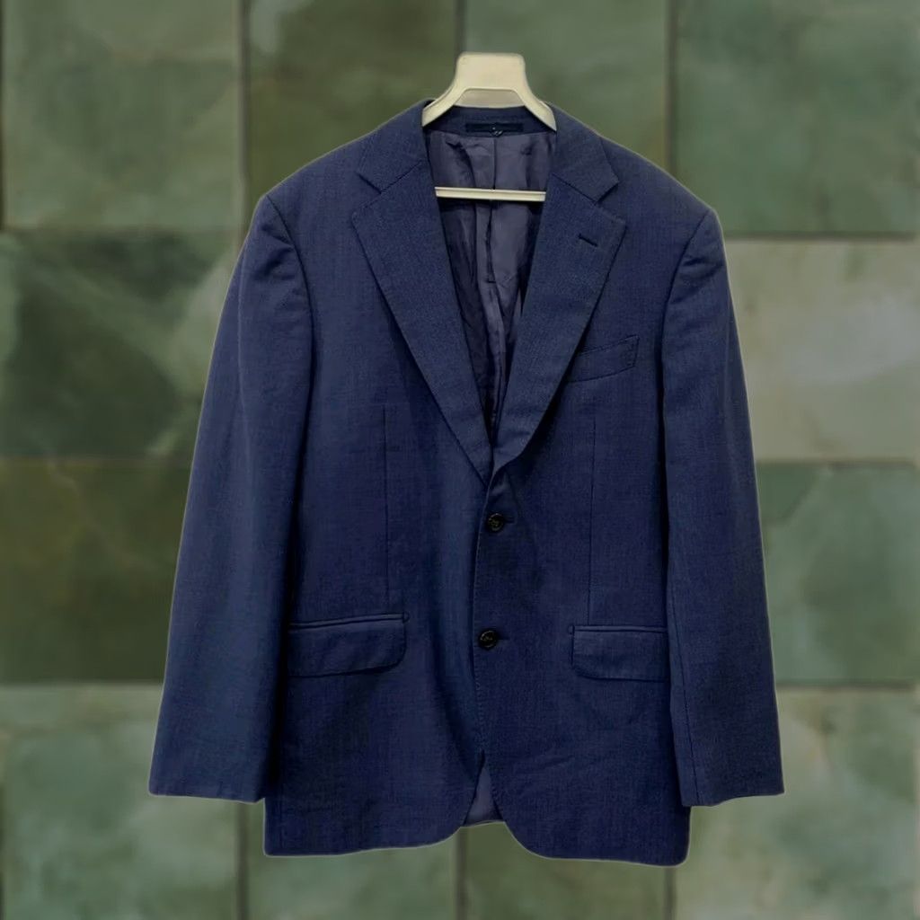 Suitsupply SuitSupply Blazer / Suit Jacket Men’s 38R Blue Super 110’s Wool Vitale Barberis Canonico 100% Wool Bemberg Lining (2 Piece) 48 EU / 38 US, Vintage? Size 38R - 1 Thumbnail