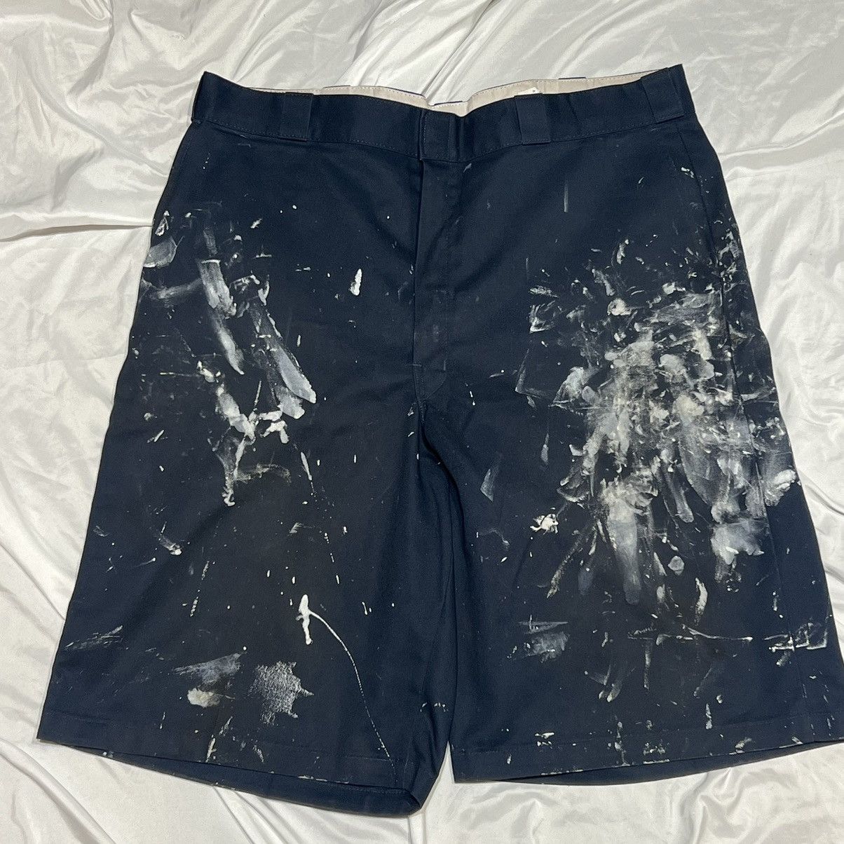 Dickies × Vintage Vintage Painted Dickies Shorts Black Size 42 Size US 42 / EU 58 - 1 Thumbnail