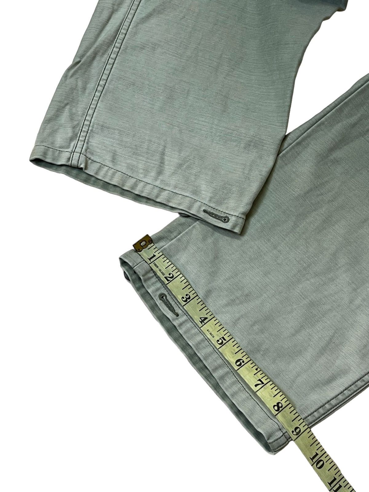 Toyo Enterprises VINTAGE GUNG HO USA MILITARY FATIGUE BAKER FADED PANTS Size US 35 - 15 Thumbnail