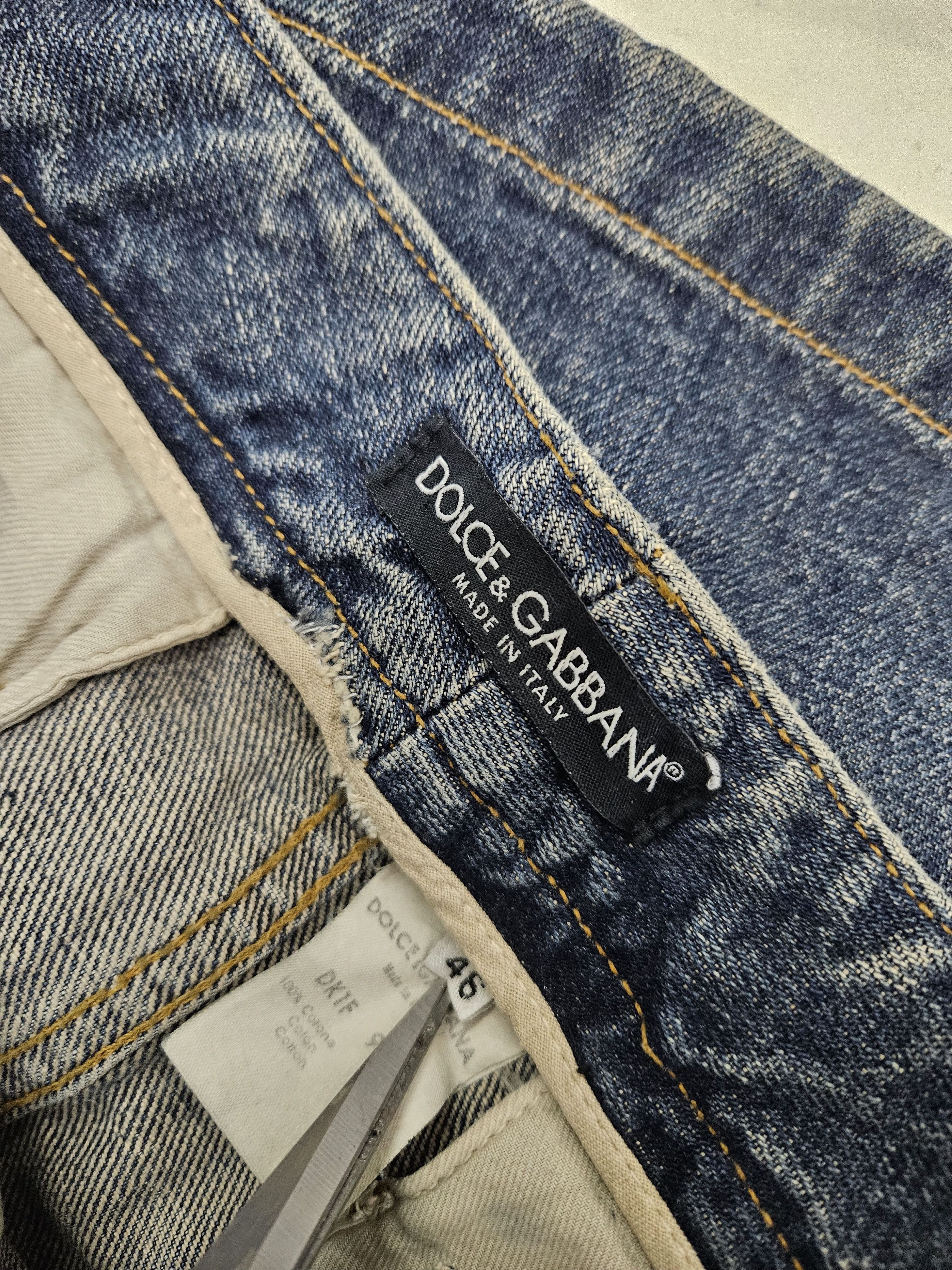 Dolce & Gabbana Archive Dolce Gabbana washed denim skirt Size 32" / US 10 / IT 46 - 14 Thumbnail