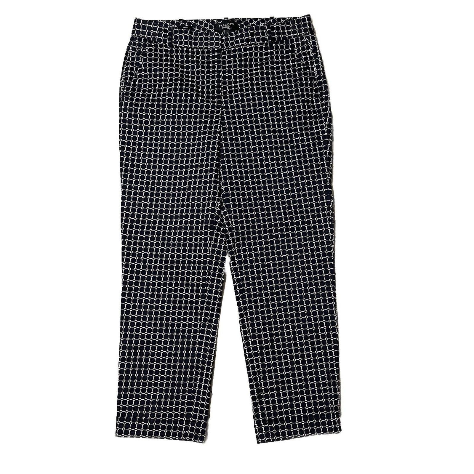 Other Talbots Heritage Ankle Pants Navy/White Size 6 Size 28" / US 6 / IT 42 - 1 Thumbnail