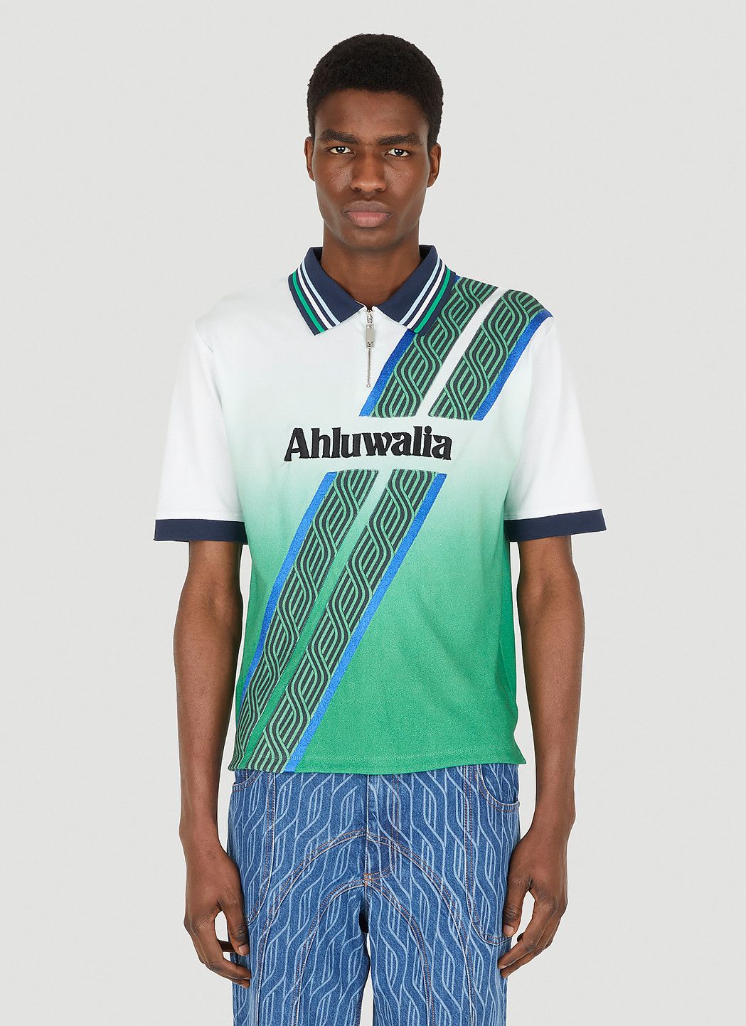 Ahluwalia Short Sleeve Football Polo Size US S / EU 44-46 / 1 - 1 Thumbnail