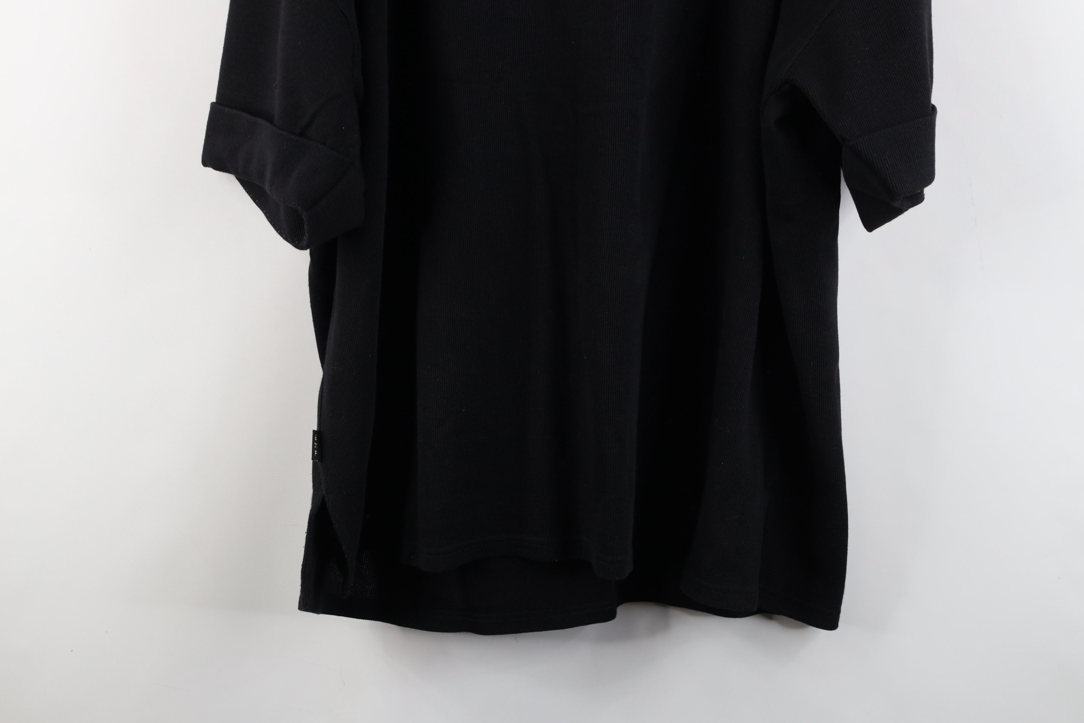 Express × Vintage Vintage 90s Express Blank Baggy Thermal Ribbed Knit T-Shirt Size L / US 10 / IT 46 - 11 Thumbnail