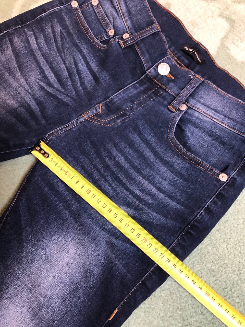 True Religion True Religion Rocco Relaxed Skinny Jeans Dark Wash Mens Size US 30 / EU 46 - 11 Thumbnail