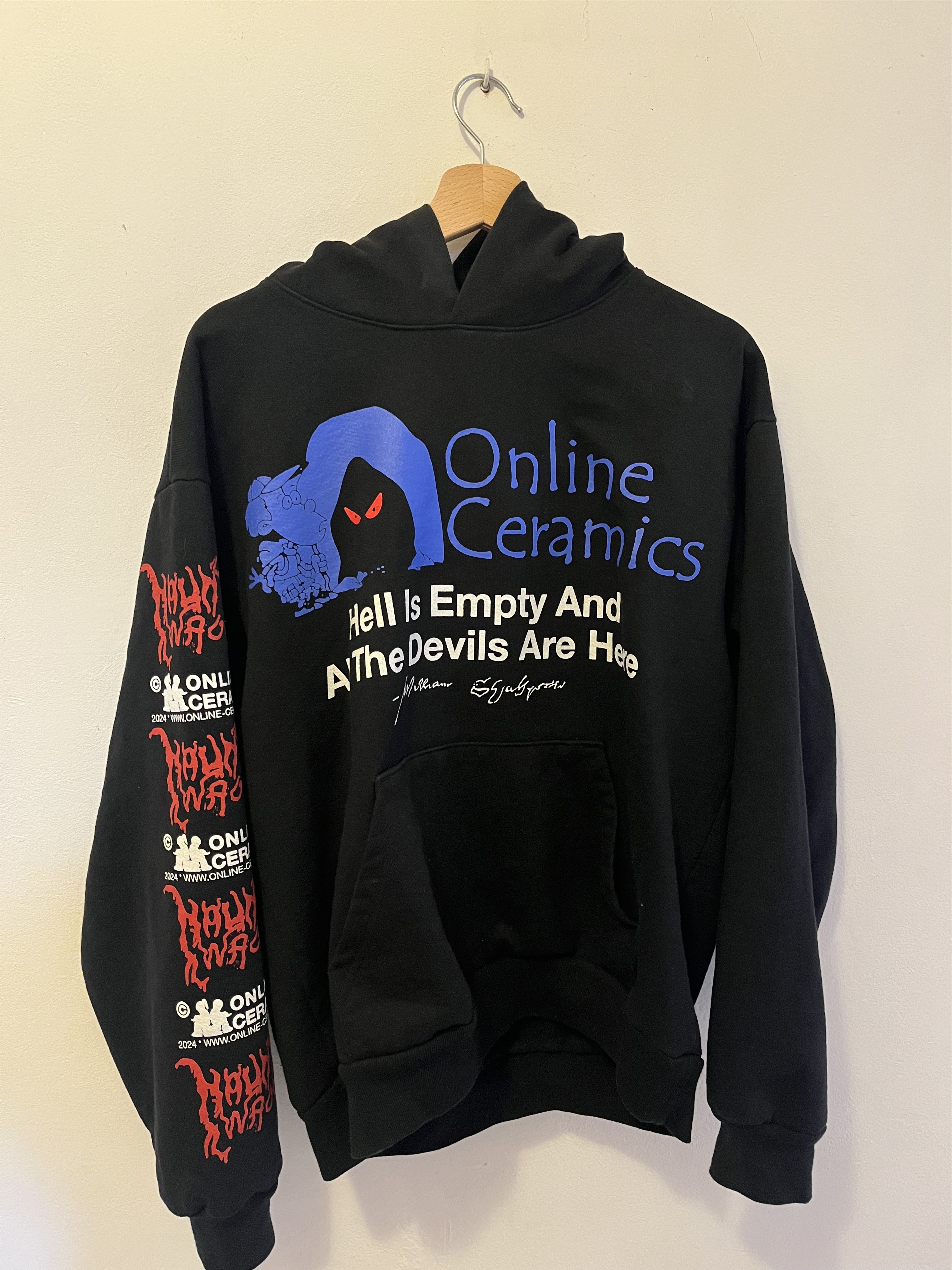 Online Ceramics William Shakespeare Hoodie Size US M / EU 48-50 / 2 - 1 Thumbnail