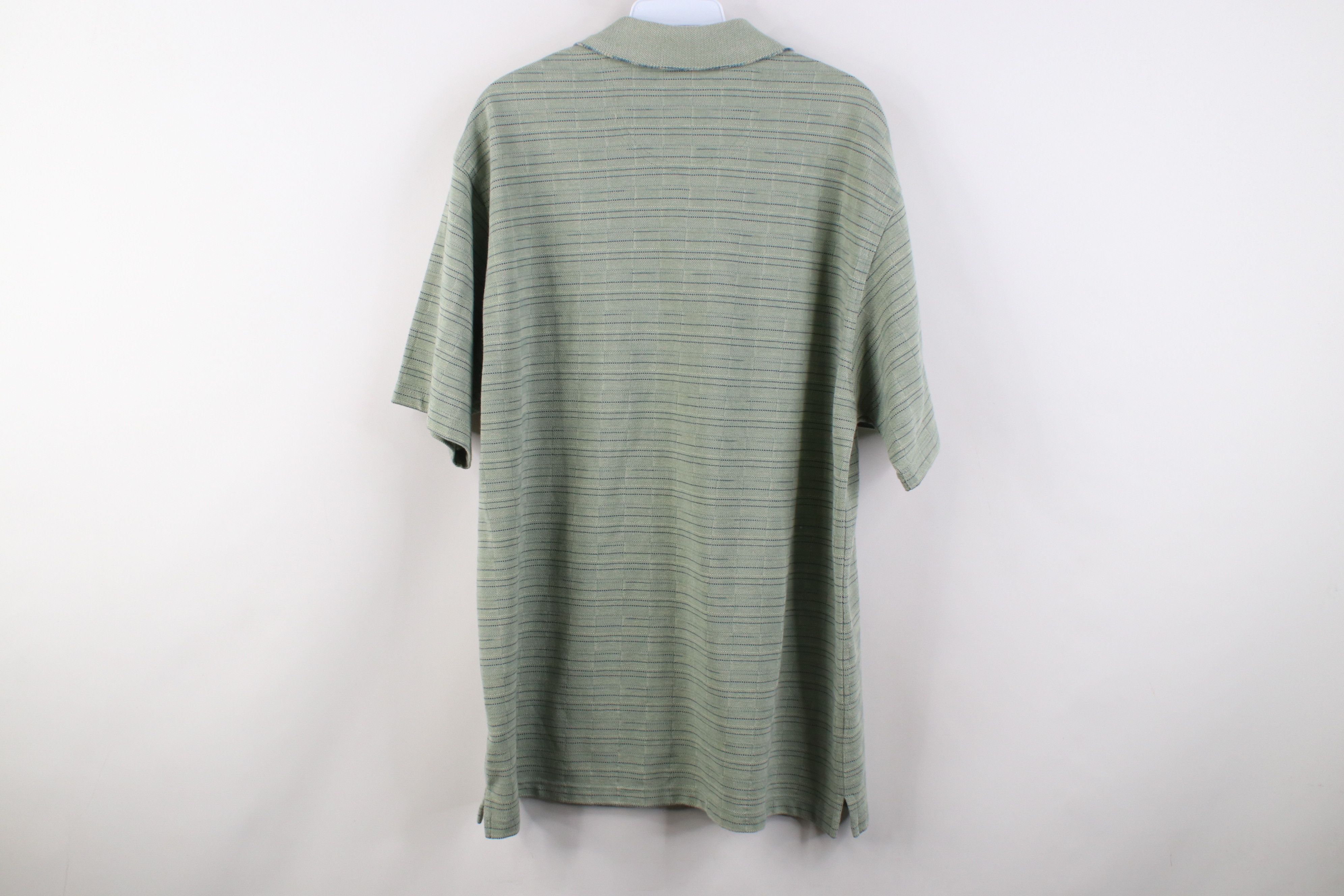 Vintage Vintage 90s Y2K Streetwear Checkered Knit Collared Golf Polo Size US L / EU 52-54 / 3 - 8 Thumbnail