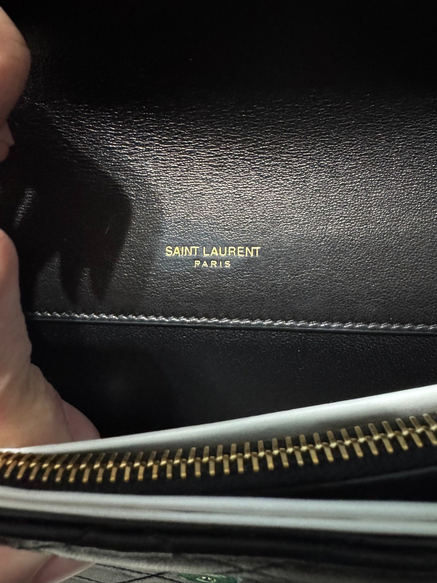 Saint Laurent Paris Saint laurent Black gold envelope packet 2501-Nextarrow Size ONE SIZE - 8 Thumbnail