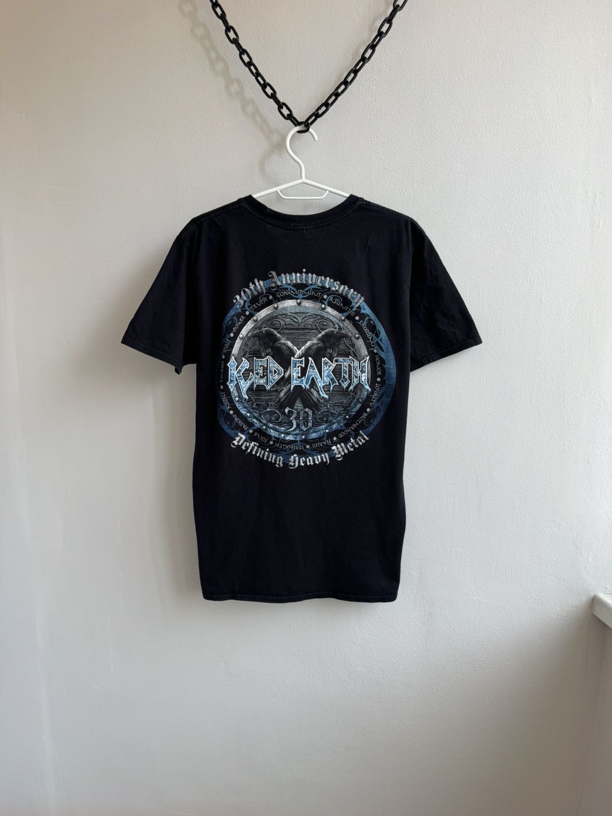 Gildan Iced Earth T Shirt Tee 30th Aniversary Heavy Metal Rock Band Size US L / EU 52-54 / 3 - 10 Thumbnail