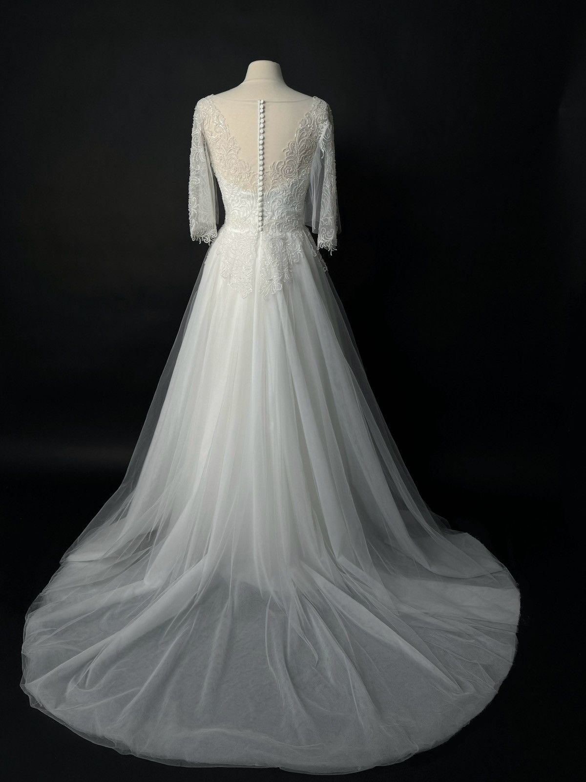 Other Brand New US 10 Anna Augusta Maxi Bridal Gown Size L / US 10 / IT 46 - 8 Thumbnail