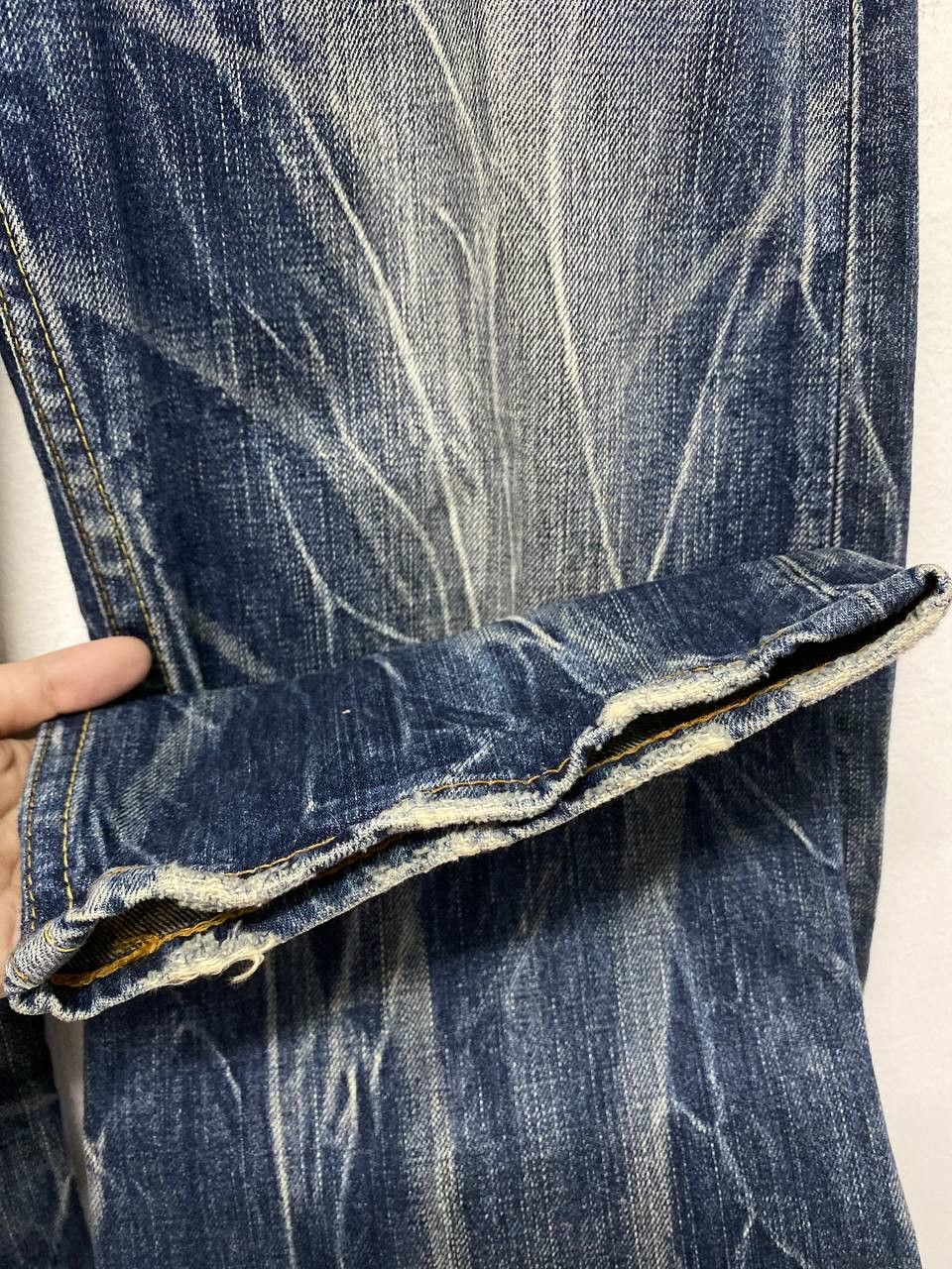 Levi's vintage levis 503 very nice faded design denim Size US 34 / EU 50 - 5 Thumbnail