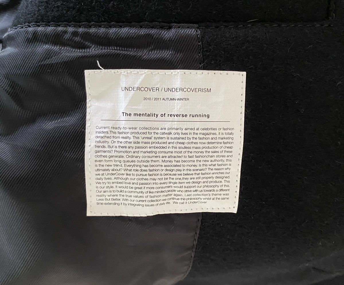 Undercover SS10 Undercoverism Avakareta Life P-Coat Double Breast Wool Size US M / EU 48-50 / 2 - 8 Thumbnail