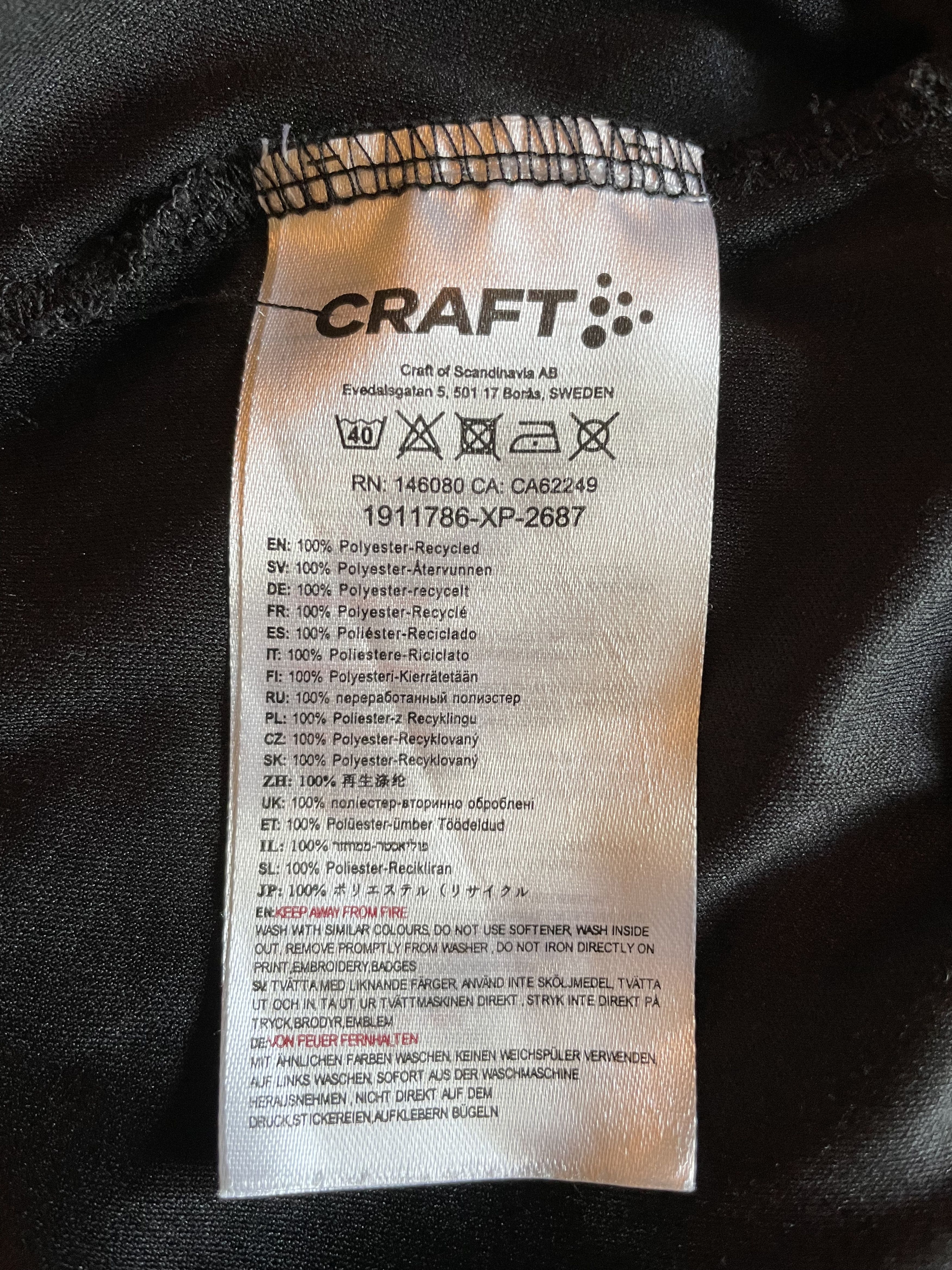 Other Craft Activewear Black T-Shirt, Men's Large Size US L / EU 52-54 / 3 - 4 Thumbnail