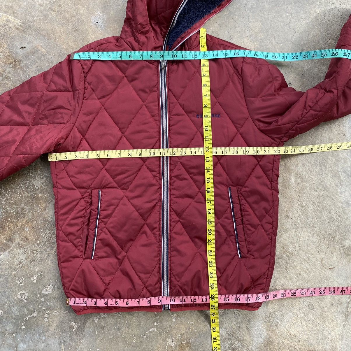 20471120 × Converse Converse Puffer Jacket Hooded Nice Design Size US M / EU 48-50 / 2 - 16 Thumbnail