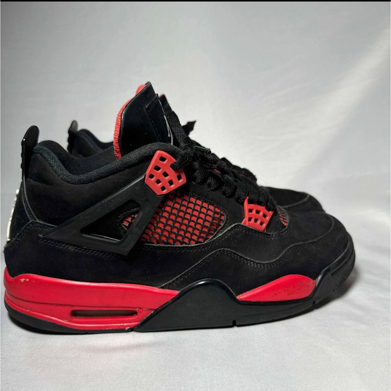 Jordan Brand × Nike Size 9.5 - Nike Air Jordan 4 Retro Red Thunder Men's Shoes Size US 9.5 / EU 42-43 - 1 Thumbnail