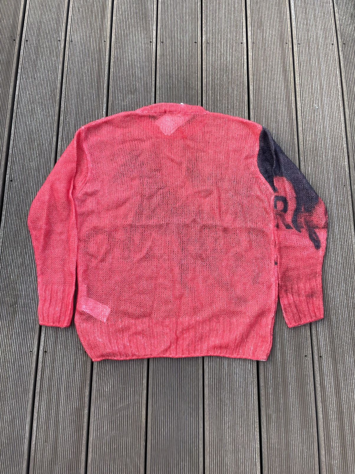 Salvatore Ferragamo BNWT Mustang Print Sweater in Red/Black SS 23 Size US XL / EU 56 / 4 - 12 Thumbnail