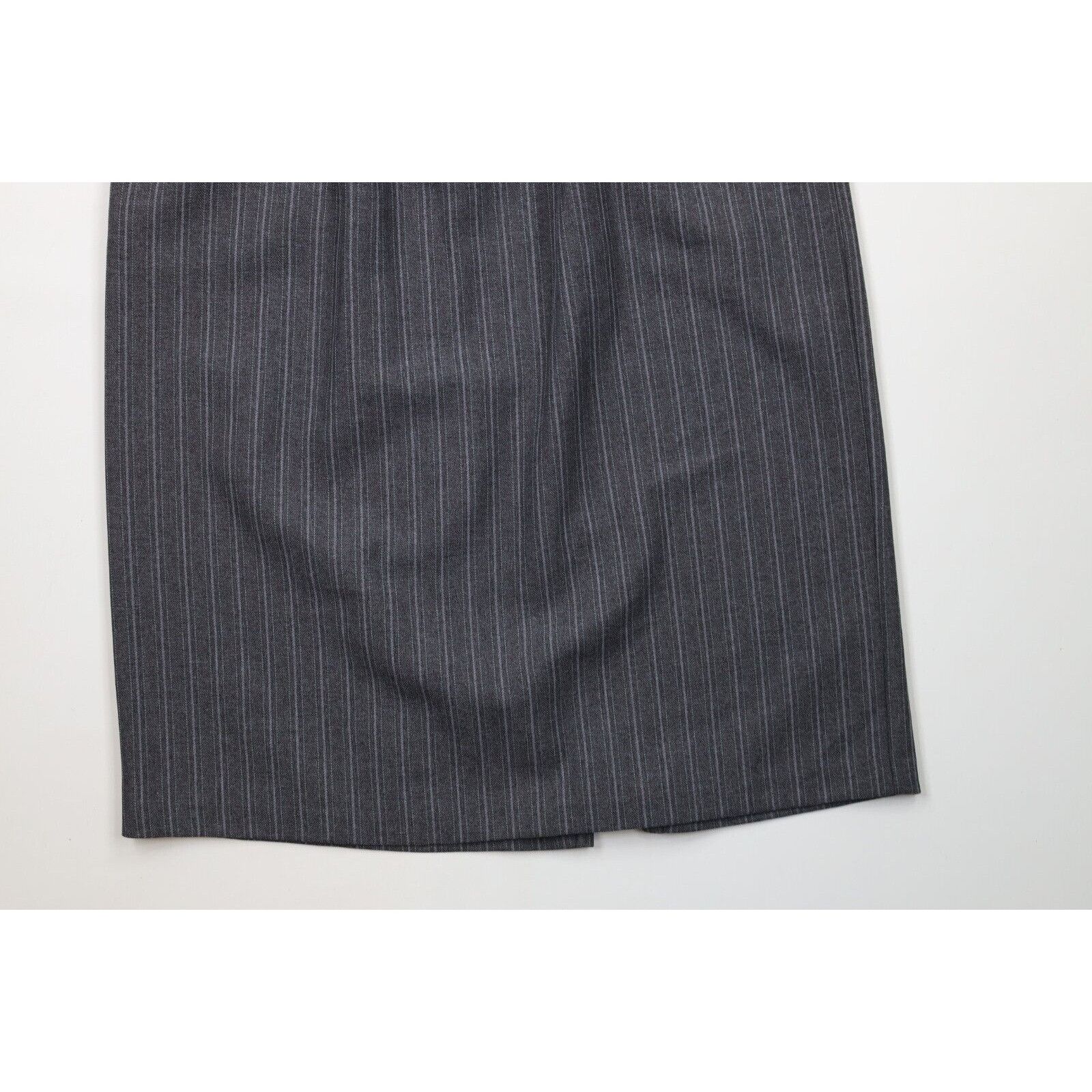 Vintage Vintage 90s Streetwear Striped Herringbone Knit Skirt Size 38" / US 16 / IT 52 - 4 Thumbnail