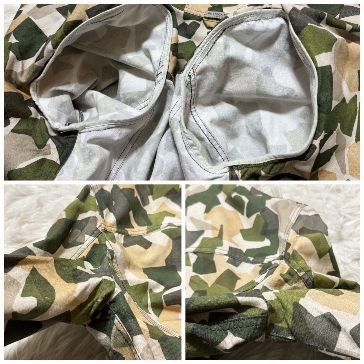Bottega Veneta Bottega Veneta Camouflage Denim Jacket Shirt Size US L / EU 52-54 / 3 - 4 Thumbnail