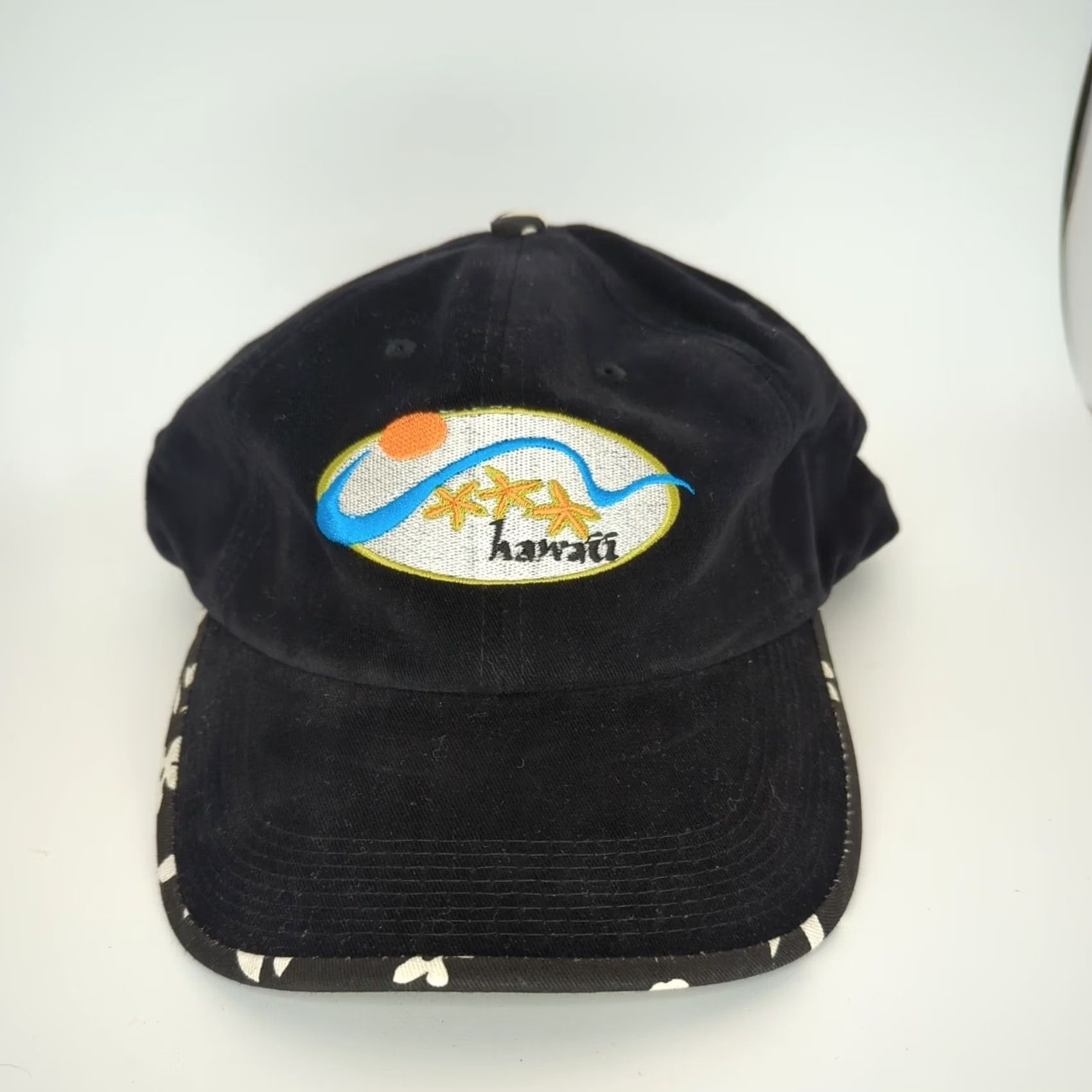 Vintage VINTAGE Diamond Head Gear Hawaii Ball Cap Hat Floral Underbill Embroidered Black Adjustable Men Baseball Cap Canvas Cotton Size ONE SIZE - 2 Thumbnail