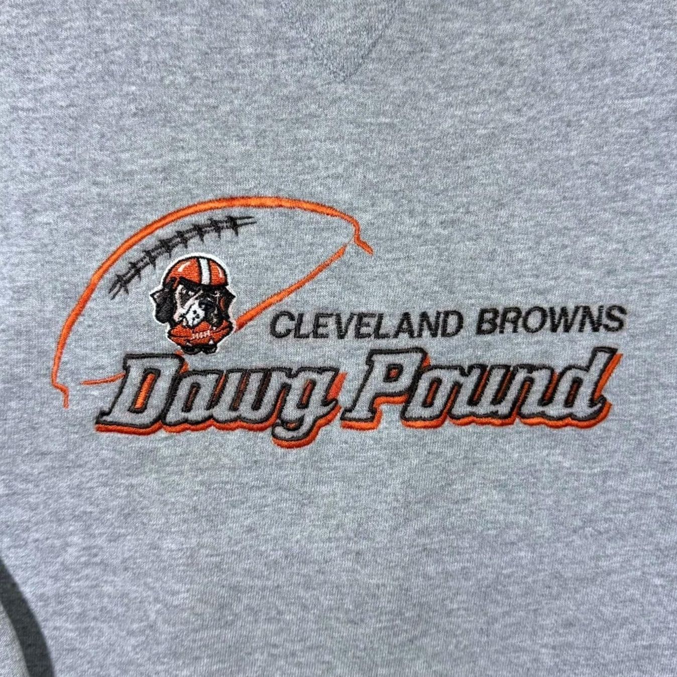 Puma Vintage Puma NFL Cleveland Browns "Dawg Pound" Embroidered Sweatshirt Medium Size US M / EU 48-50 / 2 - 4 Thumbnail