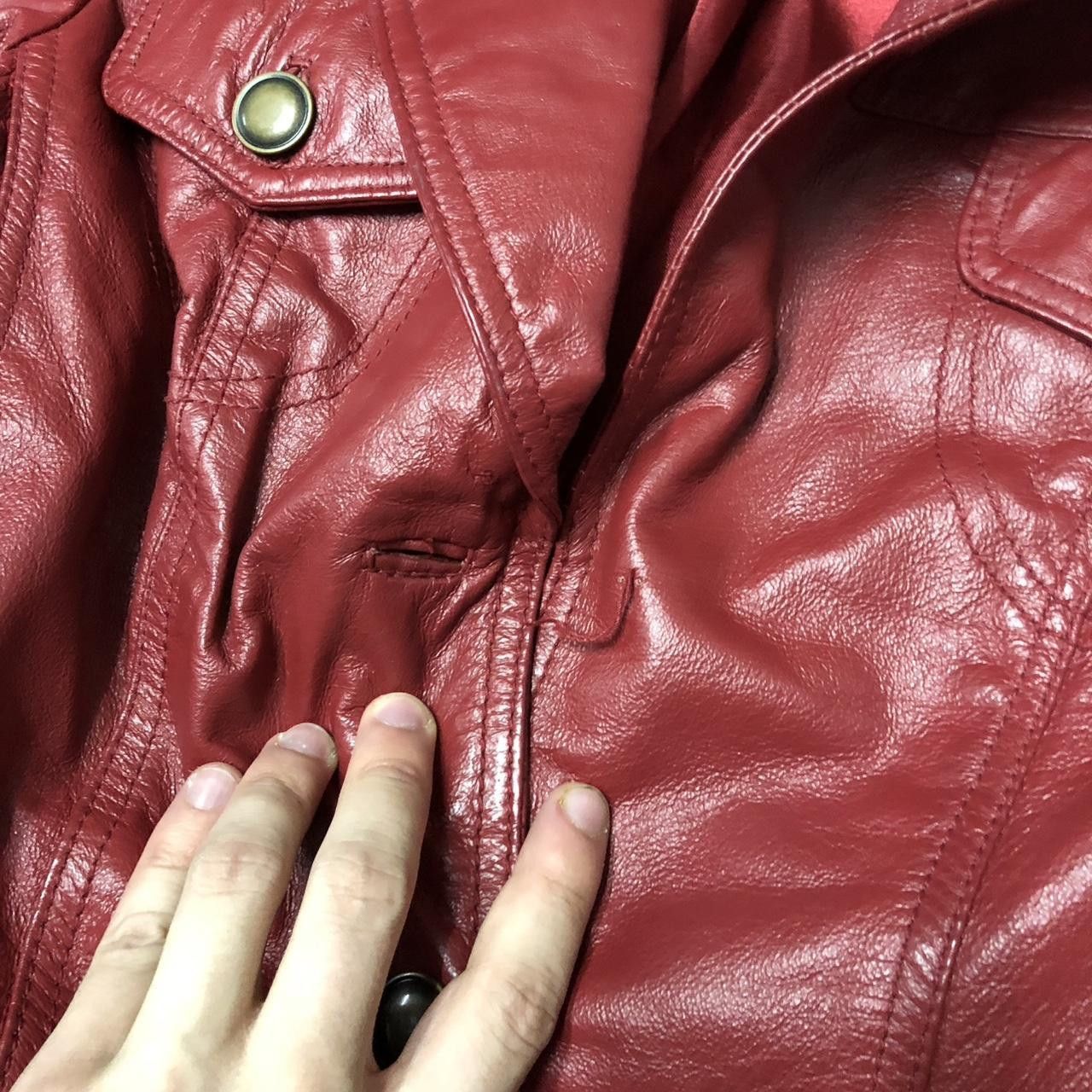 Other Red faux leather jacket with a punk vibe #fauxleatherjacket Size ONE SIZE - 3 Thumbnail