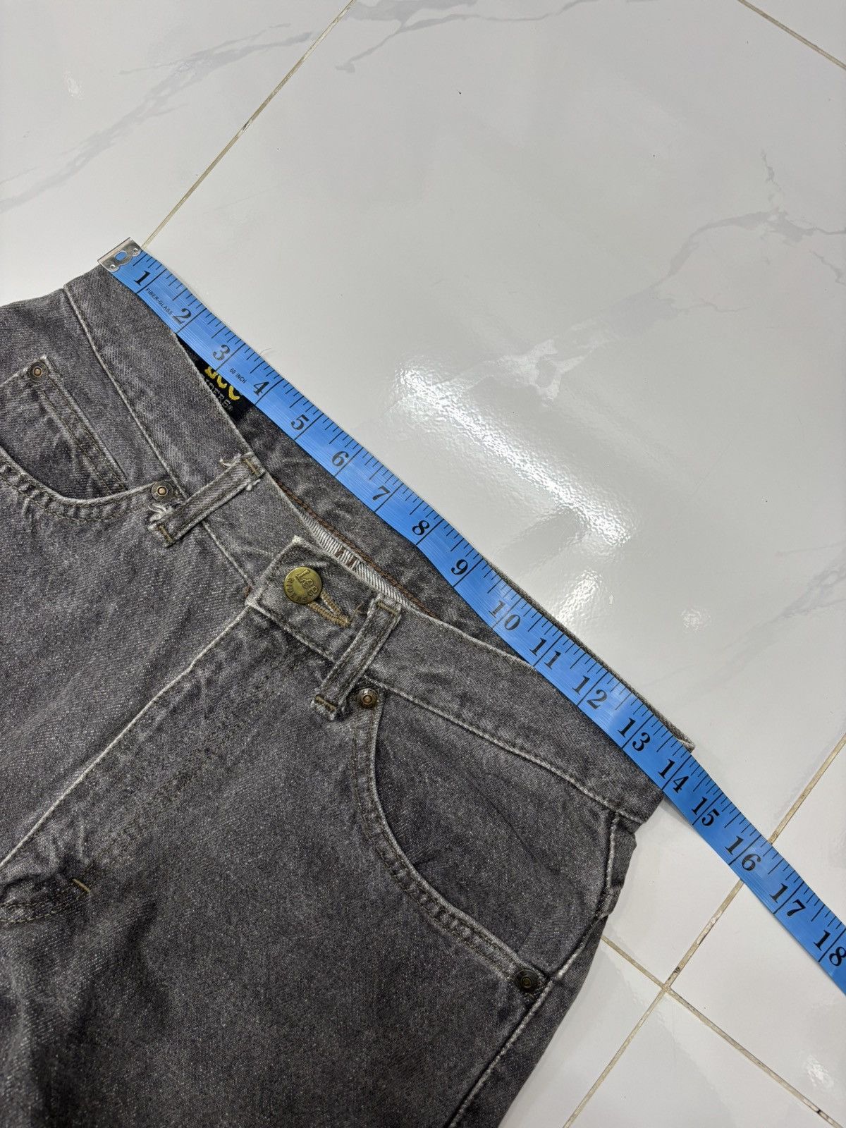 Lee × Number (N)ine LEE RIDERS FADED BLACK SAND WASH JEANS Size US 28 / EU 44 - 9 Thumbnail