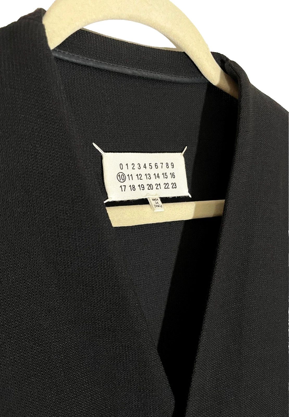 Maison Margiela Maison Margiela Collarless Virgin Wool Blazer Size 46R - 3 Thumbnail