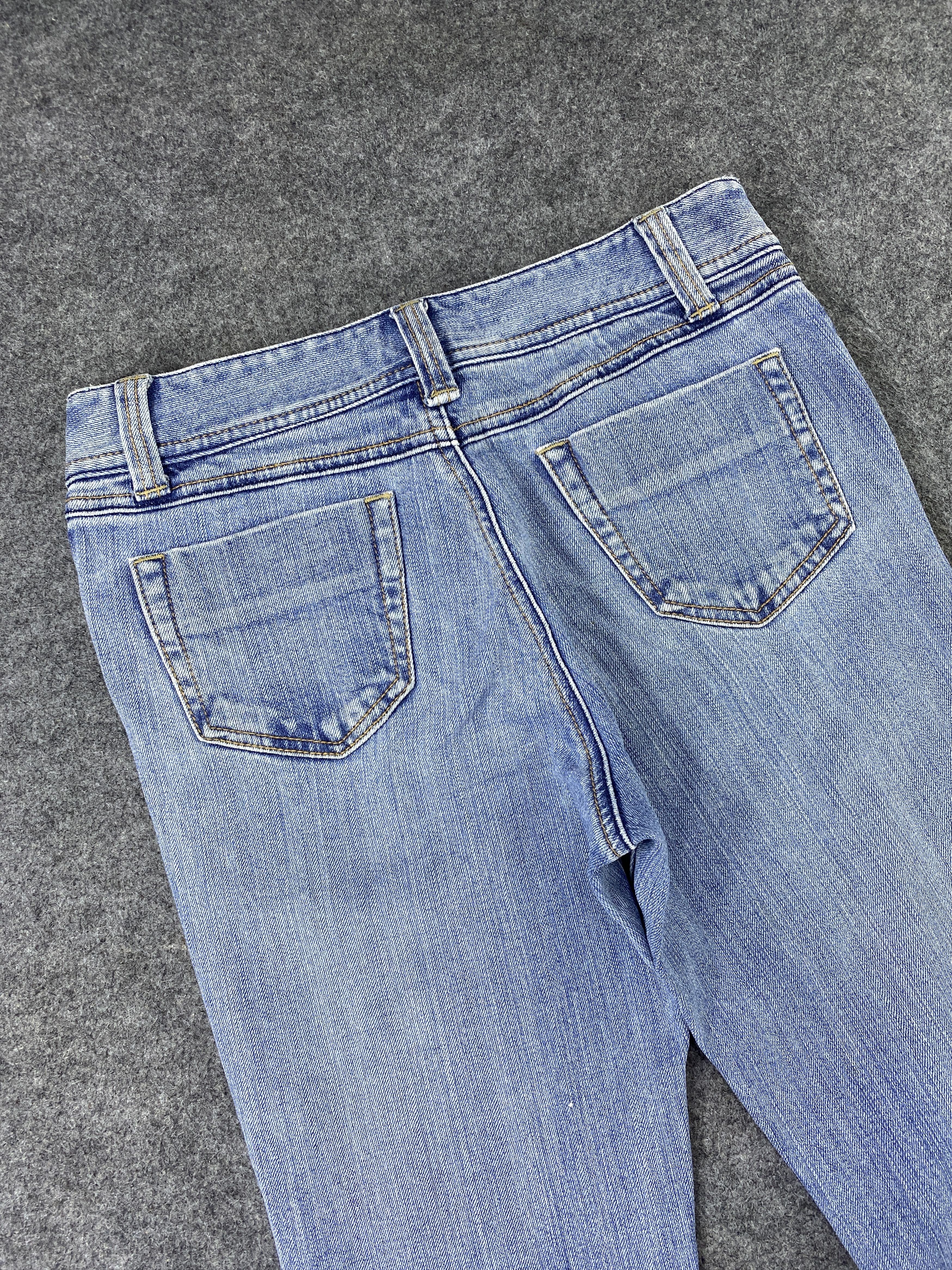 Japanese Brand Oririn Blue Wash bootcut Jeans - J997 Size 29" - 6 Thumbnail