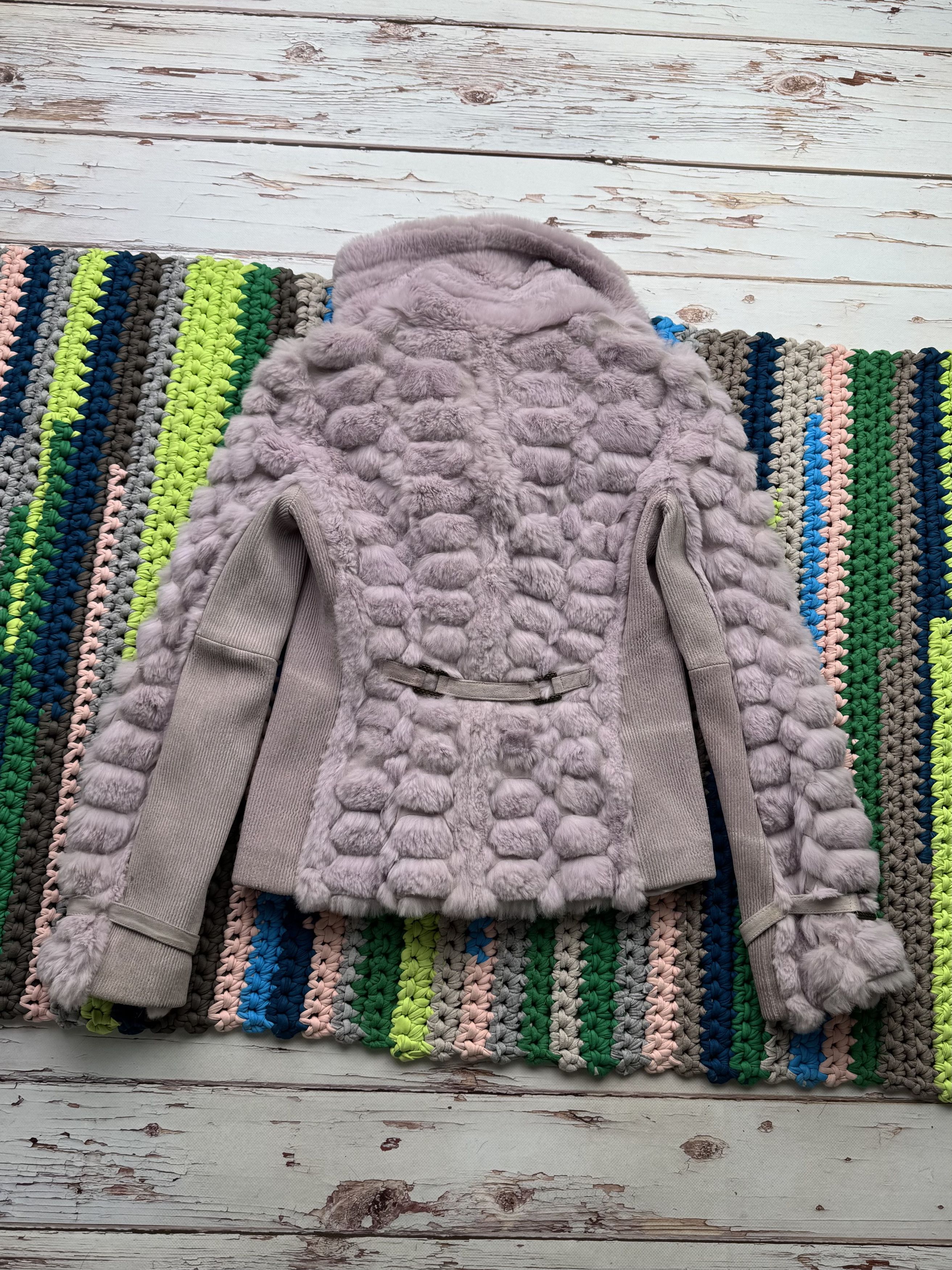Roberto Cavalli Just Cavalli 2009 Lapin Fur Jacket (V15) Size M / US 6-8 / IT 42-44 - 14 Thumbnail